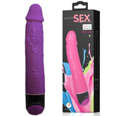 BAILE - VIBRADOR SEXUAL REALISTA COLOR LILA 23 CM